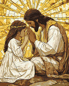 Картина за номерами Люди, релігія. Спокій саме в тобі 40*50 см Ідейка KHO 8534