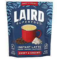 InstaFuel, розчинна кава преміум-якості + сливочник, Laird Superfood, 8 унц (227 г)