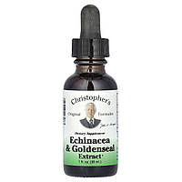 Christopher's Original Formulas, ехінацея та екстракт золотарника, 30 мл (1 рідк. унція)