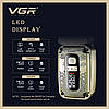 Комплект VGR 3 в 1 V-642 акумуляторна машинка для стриження (clipper), триммер та електробритва (шейвер), фото 5