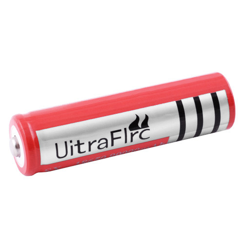 Акумулятор 18650, Ultra Fire, 6800mAh (800), 3.7V, червоний, фото 1