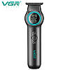 Тример VGR V-990 GREEN, 3 насадки, керамічне лезо, TURBO режим, регулювання потужності 7000-8000 RPM, LED light, LED display, фото 2