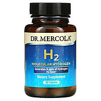 H2 молекулярний водень, H2 Molecular Hydrogen, Dr Mercola, 30 таблеток