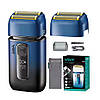 Електробритва VGR V-362 BLUE шейвер, подвійне лезо, триммер, IPX6, LED Display, фото 9