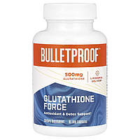 BulletProof, Glutathione Force, 500 мг, 90 вегетаріанських капсул (155 мг в 1 капсулі)
