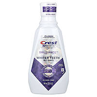 Crest, 3D White, фтористий ополіскувач для запобігання карієсу, Brilliance, без спирту, 946 мл (32 рідк. унції)