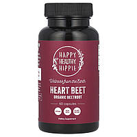 Happy Healthy Hippie, Heart Beet, органічний буряк, 60 капсул