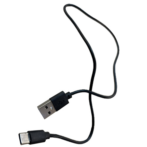 Кабель живлення USB - Type-C, 49см, фото 1
