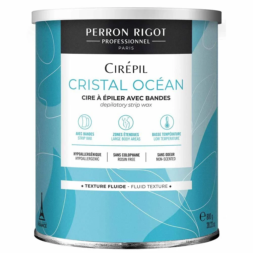Гіпоалергенний синтетичний віск для депіляції Cirepil Cristal Ocean (Кристальний океан) 800 мл.