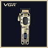 Акумуляторна машинка для стриження (clipper) VGR V-027, 8 насадок, 7000 RPM, 2600 mAh, LED display, фото 5