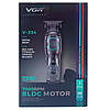 Тример VGR V-254 GREEN, 4 насадки, 7000 RPM, 2000 mAh, LED display, фото 2