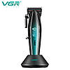 Акумуляторна машинка для стриження (clipper) VGR V-270, 6 насадок, 9000 RPM, 2500 mAh, LED display, фото 10