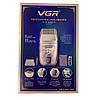 Електробритва VGR V-349 шейвер, потрійне лезо, IPX6, LED Display, фото 3