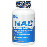 EVLution Nutrition, NAC, 600 мг, 60 рослинних капсул