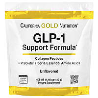 California Gold Nutrition, формула підтримки GLP-1, без смакових добавок, 410 г (14,46 унції)