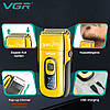 Електробритва VGR V-332 GOLD шейвер, подвійне лезо, триммер, LED Display, фото 6