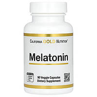 California Gold Nutrition, мелатонін, 3 мг, 90 рослинних капсул