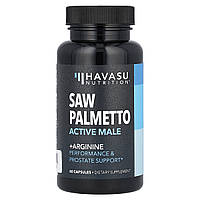 Havasu Nutrition, Saw Palmetto, активна добавка для чоловіків, 60 капсул