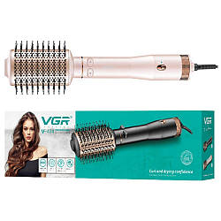 Фен-щітка стайлер VGR V-494 WHITE, 2 режими, 3 рівні температури