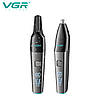 Тример VGR 2 в 1 V-603, 2 насадки (для носу та волосся), IPX5, фото 4