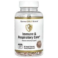 California Gold Nutrition, Імунна та респіраторна, 90 рослинних капсул