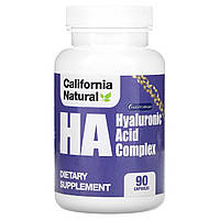 California Natural, ГК, комплекс із гіалуроновою кислотою, 90 капсул