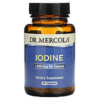 Dr. Mercola, йод, 1500 мкг, 90 капсул