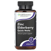 LifeSeasons, Бузина з цинком, швидкотануча, Berry, 90 Quick Melt
