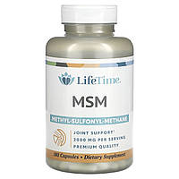 LifeTime Vitamins, МСМ, 2000 мг, 180 капсул (1000 мг у капсулі)