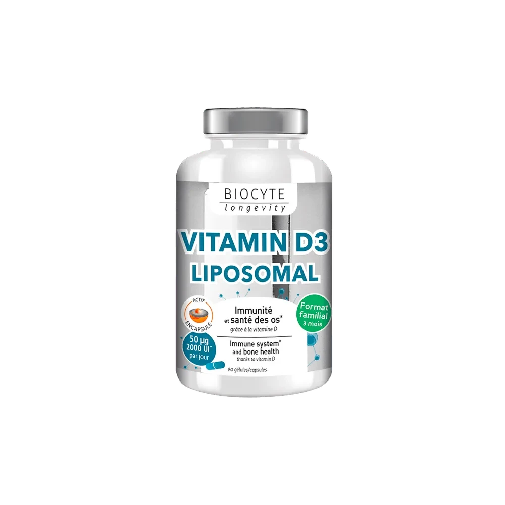 Biocyte Vitamine D3 Liposomal Вітамін D3 у ліпосомальній формі, 90 капсул