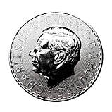 Срібна інвестиційна монета Британія 1 унція 2025 р. 999 проба монета Britannia 1 oz fine silver UK, фото 7