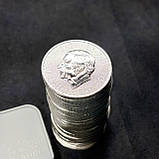 Срібна інвестиційна монета Британія 1 унція 2025 р. 999 проба монета Britannia 1 oz fine silver UK, фото 9