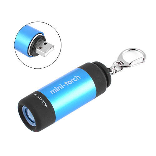 Ліхтар брелок 2016-Ultra-glow, Li-Ion акум., ЗУ USB, фото 1