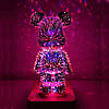 Нічник 3D Bearbrick Ведмедик KX197 8 кольорів, RGB+Warm Light, фото 10