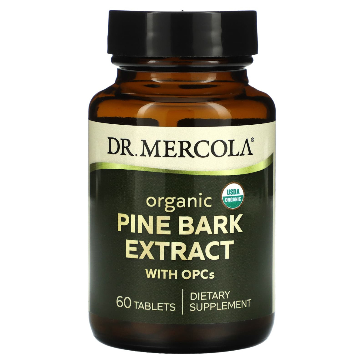 Dr. Mercola, органічний екстракт кори сосни з OPC, 60 таблеток