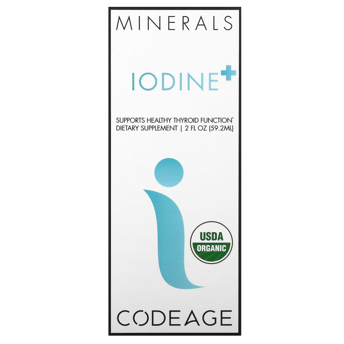 Codeage, Iodine+, 59,2 мл (2 рідк. унції)