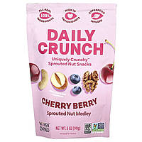 Daily Crunch, суміш із пророщених горіхів, вишня й ягоди, 141 г (5 унцій)