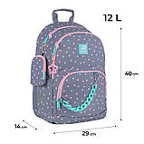 Шкільний набір Kite Education Kawaii Stars SET_K25-585M-2 (рюкзак, пенал, сумка)130 – 145 см, фото 4