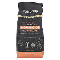 Dr. Mercola, Solspring, Biodynamic, органічні ранкові зерна, цілі зерна, середнє обсмажування, 340 г (12 унцій)