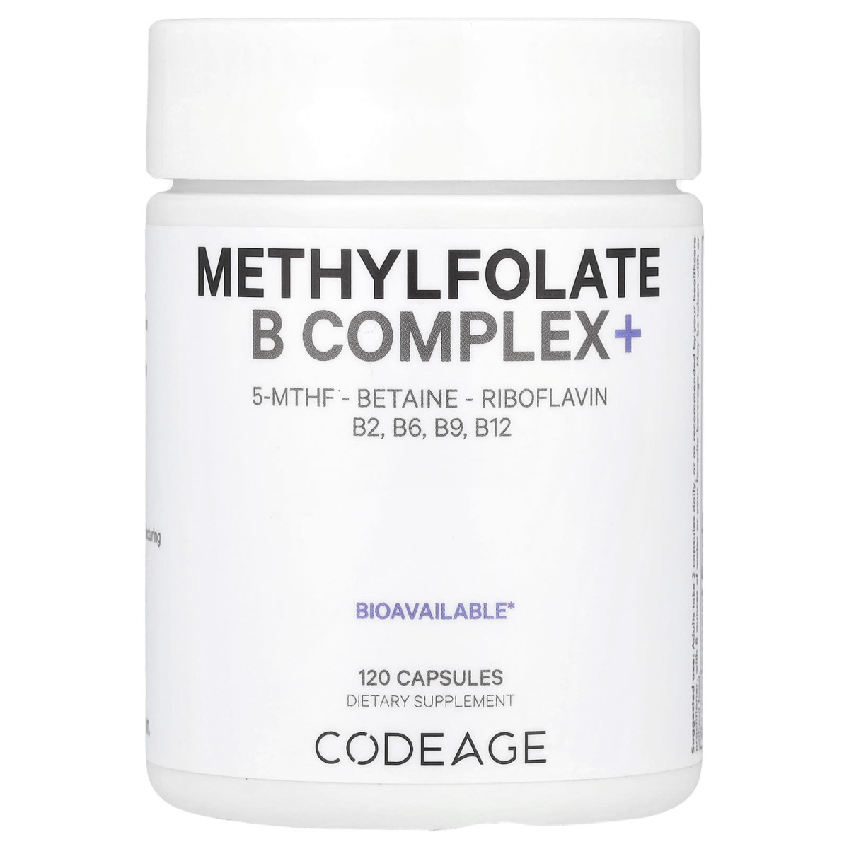 Codeage, Methylfolate B Complex, 120 Capsules