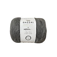 Gazzal SUPER KID & MERINOS (Супер Кід и Меринос) № 61285 темно-сірий (Пряжа мериносова вовна, нитки для в'язання)