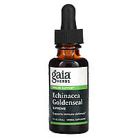 Gaia Herbs, Echinacea Goldenseal Supreme, 30 мл (1 рідк. унція)