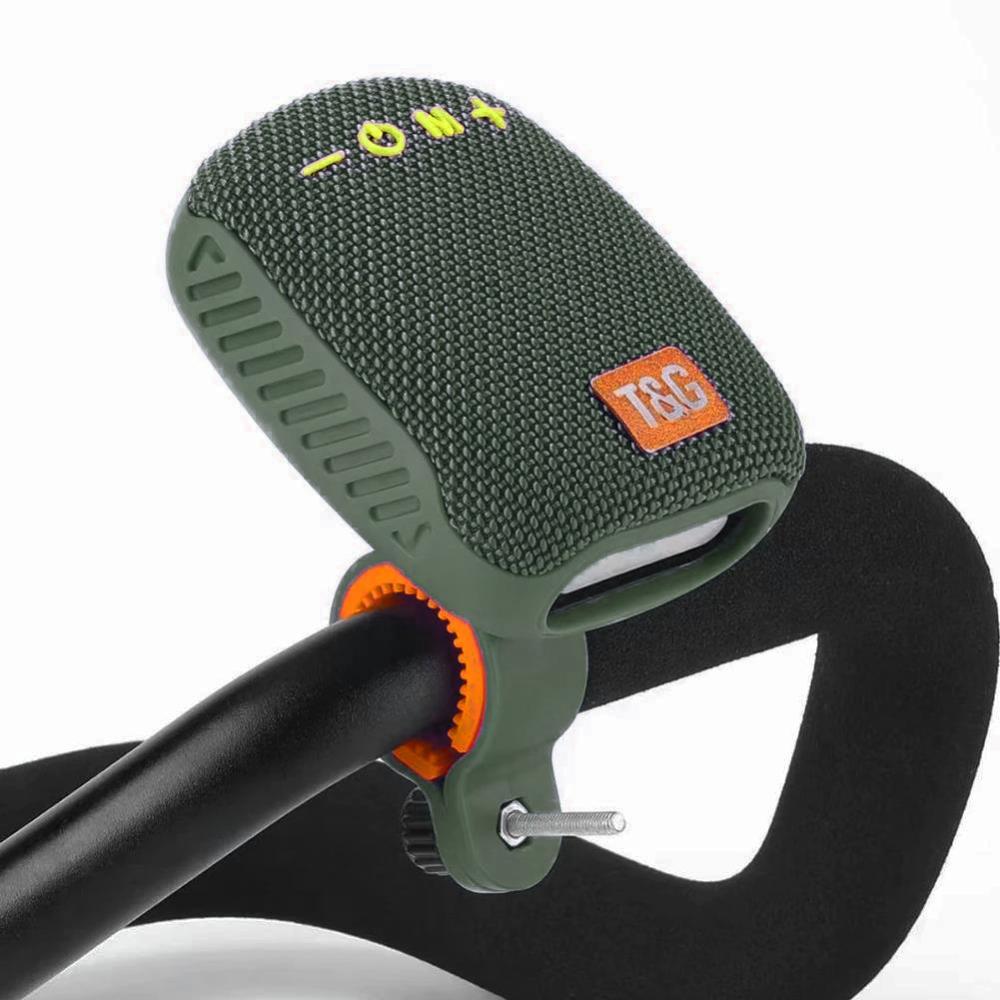 Бездротовий Bluetooth-динамік для велосипеда TG392, IPX5, green з радіо та speakerphone, фото 1