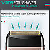 Електробритва VGR V-331 шейвер, подвійне лезо, 2 насадки, фото 4