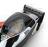 Акумуляторна машника для стриження (clipper) VGR V-647, 4 насадки, LED display, фото 3