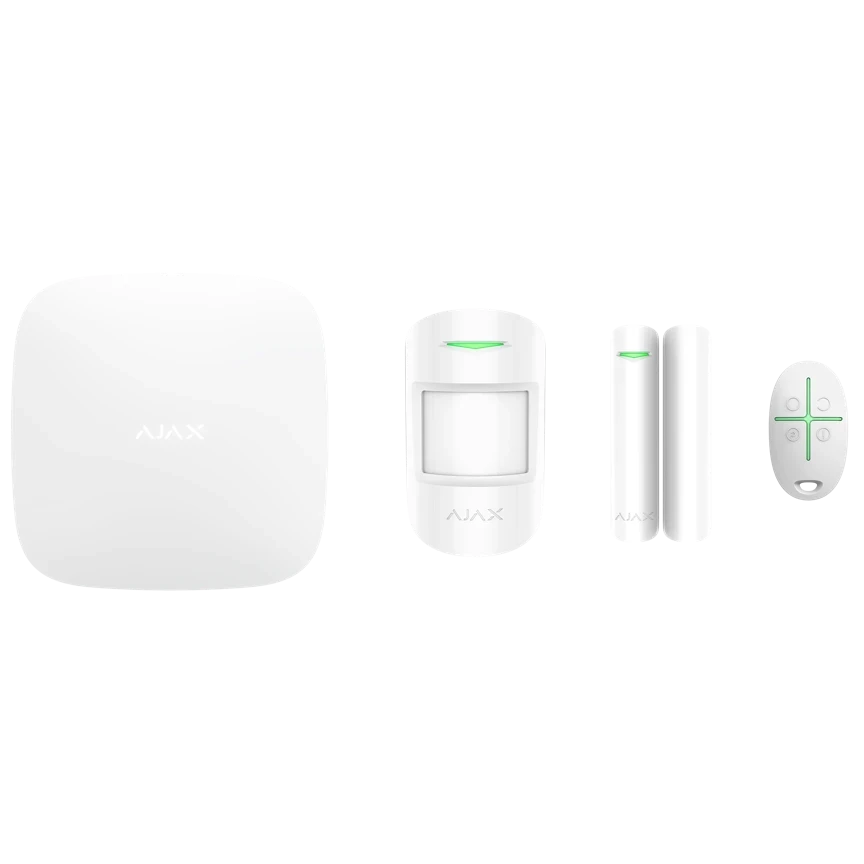 Ajax StarterKit Plus (8EU) UA white Комплект охоронної сигналізації