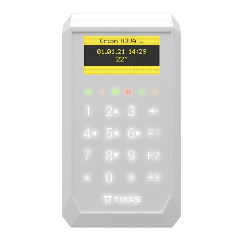 Tiras K-PAD OLED (white) Сенсорна OLED клавіатура Тірас