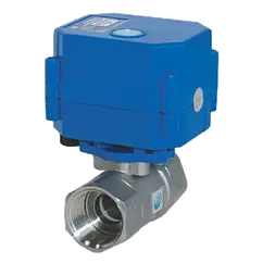 НС 220В  1/2" Кран кульовий з електроприводом