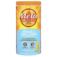 Metamucil, клітковина й пептиди колагену, ультрагладкий апельсин, 564 г (19,9 унції)