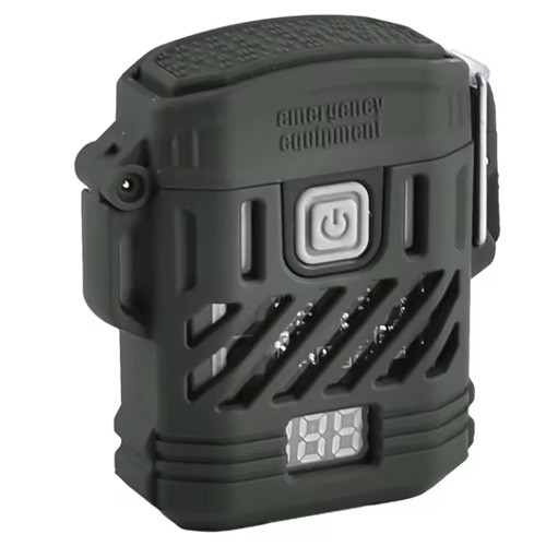 Ліхтар MULTIFUNCTIONAL D53-2LED, Li-Ion акумулятора, індикація заряду, запальничка, ЗП Type-C, Box, фото 1